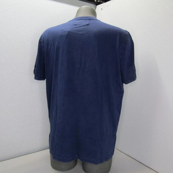 NEW POLO RALPH LAUREN Polo Shirt Navy Distress Worn Out Short Sleeve Size XL - Picture 6 of 12